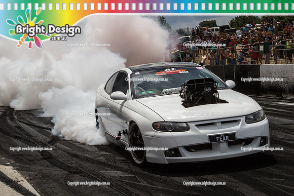 Summernats 28 Sunday 4 Jan 2015  BD  (8008)  FEAR BURNOUT