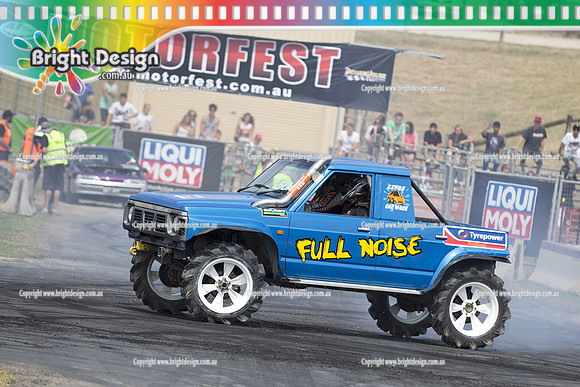 Lardner Park Motorfest SAT 9 March 2013 Bright Design (1201) FULL NOISE 4X4