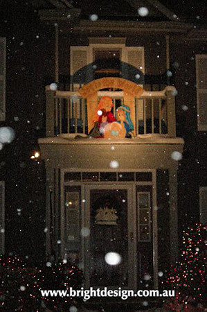 9-05 TD-01 w Joy to The World in USA while snowing Custom Airbrushed by Bright Design