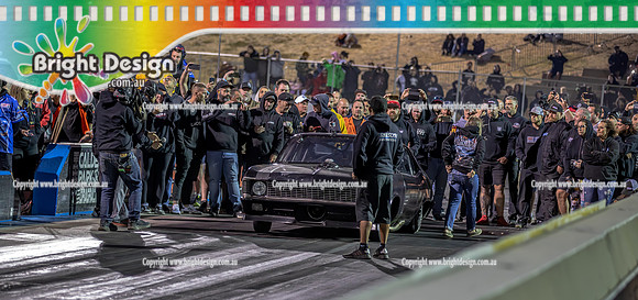 Street Outlaws NPK No Prep Kings vs Australia @ Calder D2 19 March 2023 (149431) SHAWN MURDER NOVA
