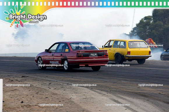 ECM - Easter Car Mania #1 Winton Raceway  MON 21 April 2014   (10024)  XBACON   YELLOW GEMINI