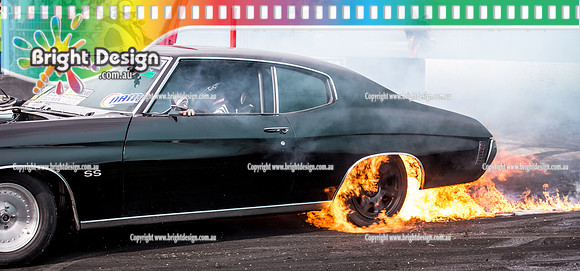 Summernats 29 SATURDAY 8 Jan 16  BDMP6906  1FATRAT FIRE BURNOUT
