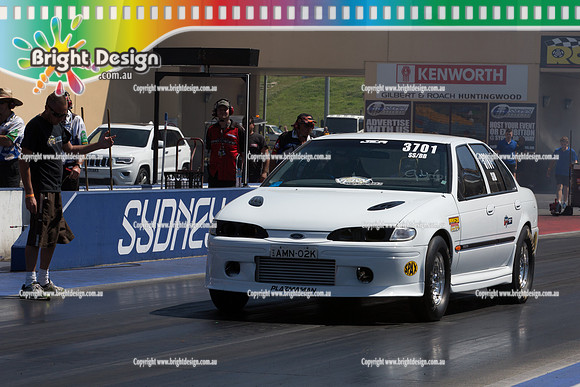 Australian Nationals @ Sydney Dragway Saturday 1 November 2014   (11018)  AMNO2K  SSBB  3701  RAY FAIRFULL