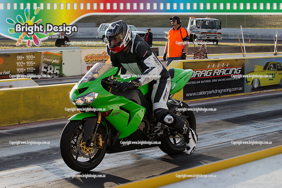 ANDRA Street Outlaws Drag Racing Quals Rnd 6 @ Calder Park 10 October 2014  (25620)  BIKE