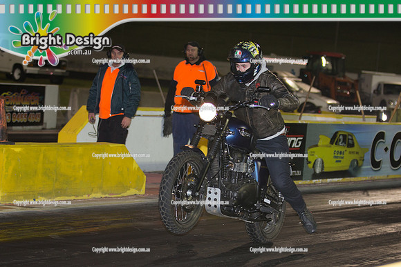 ANDRA Street Outlaws Drag Racing Quals Rnd 4 @ Calder Park  5 August 2014 (23524)  BIKE