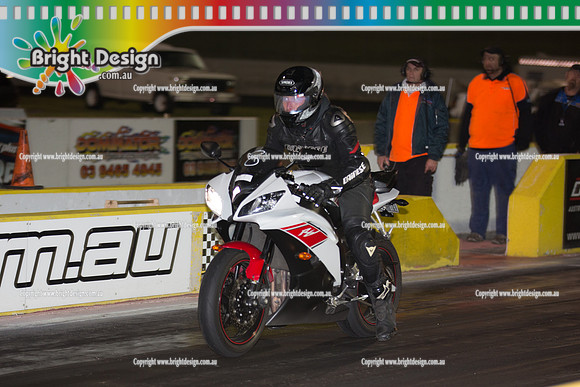 ANDRA Street Outlaws Drag Racing Quals Rnd 4 @ Calder Park  5 August 2014 (23532)  BIKE