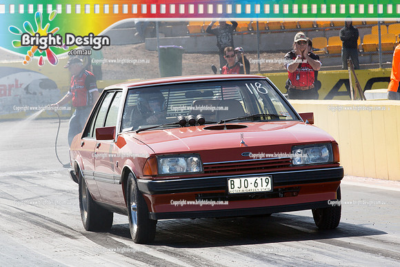 ANDRA Street Outlaws Drag Racing Quals Rnd 5 @ Calder Park 24 September 2014 (24189)  BJO619
