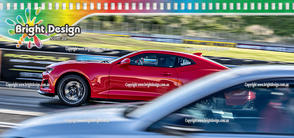Roll Racing @ Calder Park Drag Racing 16 July 2023 (154143)-2  RED MUSTANG TBC