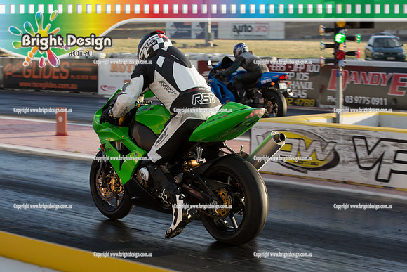ANDRA Street Outlaws Drag Racing Quals Rnd 6 @ Calder Park 10 October 2014  (25622)  BIKE