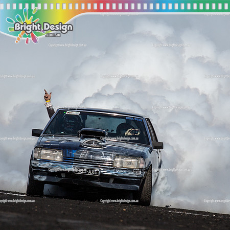 Asponats #1 Burnout Comp @ Bairnsdale 22 Aug 2015 (1439)  383AXE
