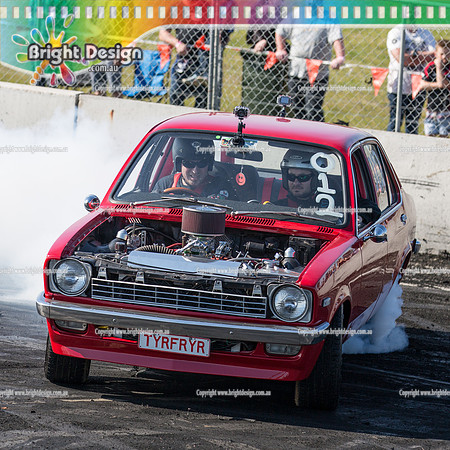 Asponats #1 Burnout Comp @ Bairnsdale 22 Aug 2015 (1848)  TYRFRYR GEMINI