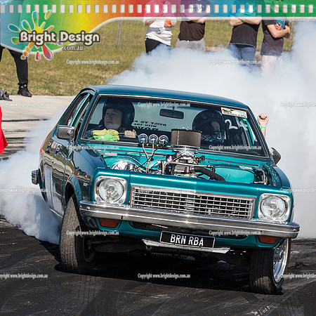 Asponats #1 Burnout Comp @ Bairnsdale 22 Aug 2015 (1951)  BRNRBA
