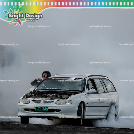 Asponats #1 Burnout Comp @ Bairnsdale 22 Aug 2015 (2585)  TRYHARD