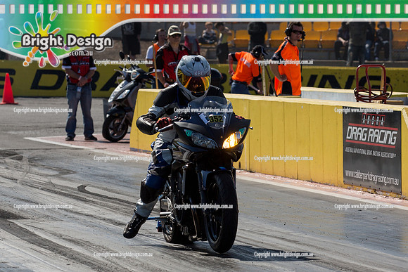ANDRA Street Outlaws Drag Racing Quals Rnd 5 @ Calder Park 24 September 2014 (24237)  BIKE