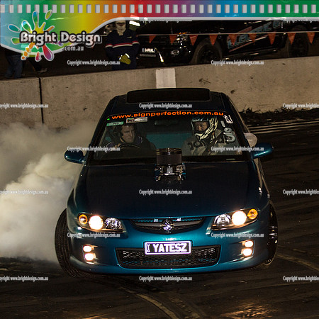 Asponats #1 Burnout Comp @ Bairnsdale 22 Aug 2015 (3837)  YATESZ
