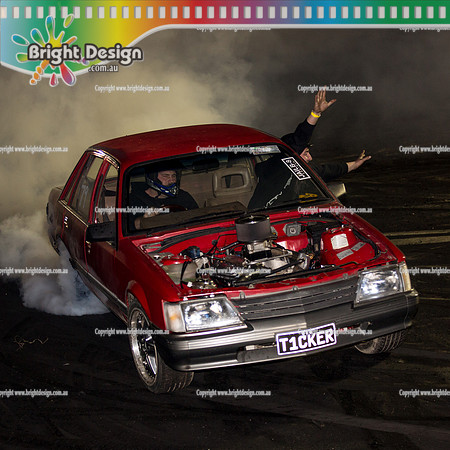 Asponats #1 Burnout Comp @ Bairnsdale 22 Aug 2015 (3871)  T1CKER