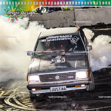 Asponats #1 Burnout Comp @ Bairnsdale 22 Aug 2015 (3976)  JUSTA6 GEMINI