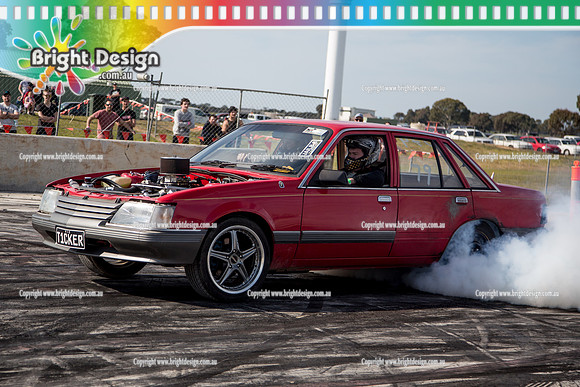 Asponats #1 Burnout Comp @ Bairnsdale 22 Aug 2015 (1004)  T1CKER