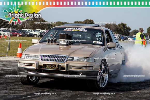Asponats #1 Burnout Comp @ Bairnsdale 22 Aug 2015 (1034)  GLDCLS