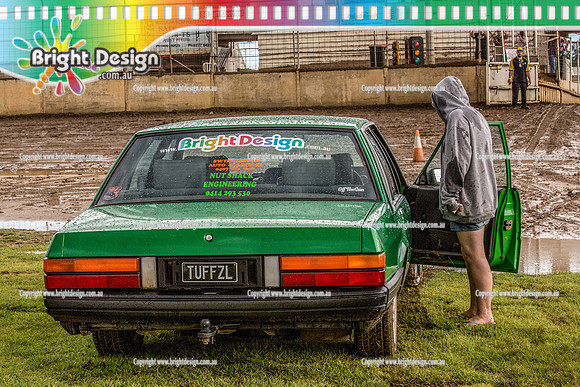 Ultimate Burnout Challenge UBC#7 @ Avalon  22 Feb 2015  (3774)  TUFFZL BRIGHT DESIGN Promo Sticker