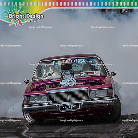Ultimate Burnout Challenge UBC#7 @ Avalon  22 Feb 2015  (3218)  SMOKINU SQUARE Bright Design Sticker
