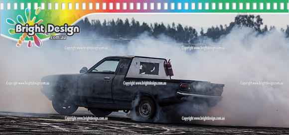 Asponats #1 Burnout Comp @ Bairnsdale 22 Aug 2015 (1134) RATSUN