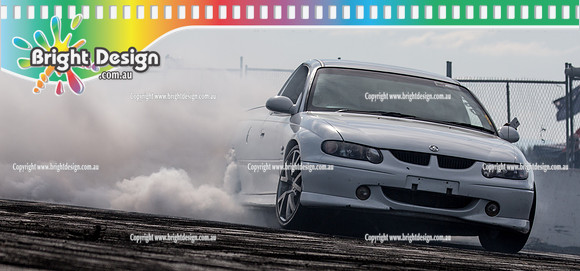 Asponats #1 Burnout Comp @ Bairnsdale 22 Aug 2015 (1163)  WHITE UTE 080