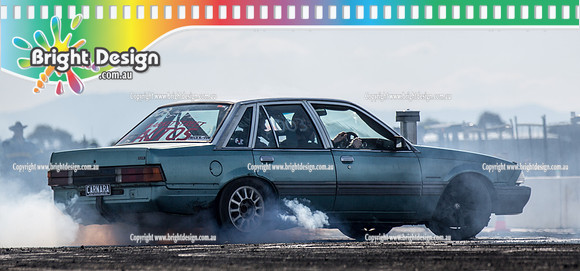Asponats #1 Burnout Comp @ Bairnsdale 22 Aug 2015 (1319)  CARNARA
