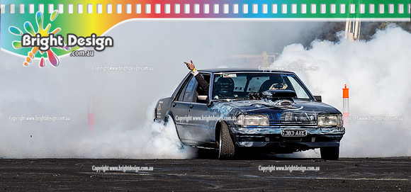 Asponats #1 Burnout Comp @ Bairnsdale 22 Aug 2015 (1437)  383AXE