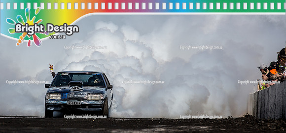 Asponats #1 Burnout Comp @ Bairnsdale 22 Aug 2015 (1440)  383AXE