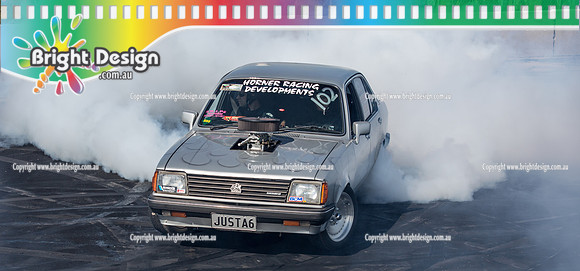 Asponats #1 Burnout Comp @ Bairnsdale 22 Aug 2015 (1769)  JUSTA6 GEMINI