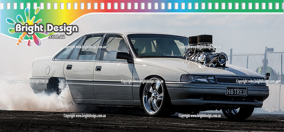 Asponats #1 Burnout Comp @ Bairnsdale 22 Aug 2015 (2114)  H8TRED