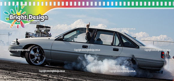 Asponats #1 Burnout Comp @ Bairnsdale 22 Aug 2015 (2119)  H8TRED