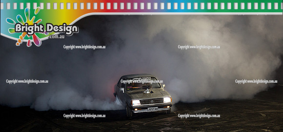 Asponats #1 Burnout Comp @ Bairnsdale 22 Aug 2015 (3968)  JUSTA6 GEMINI