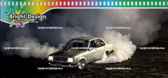 Asponats #1 Burnout Comp @ Bairnsdale 22 Aug 2015 (3970)  JUSTA6 GEMINI