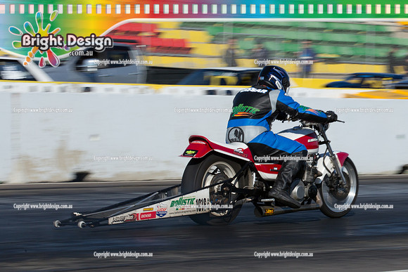ANDRA Street Outlaws Drag Racing Quals Rnd 5 @ Calder Park 24 September 2014 (24868)  BIKE