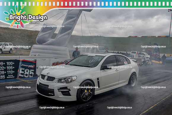 Melbourne Jamboree #2 @ Calder Park Raceway Drag Racing SAT 12 NOV 2016  (67094)  6536  BRETT McDONALD WHITE HSV GTS