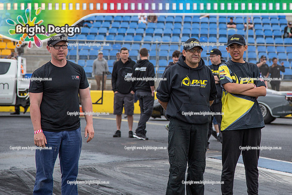 Melbourne Jamboree #2 @ Calder Park Raceway Drag Racing SAT 12 NOV 2016  (67284) PAC PERFORMANCE SKINNER 5741 STEVE BEZZINA CREW 4233