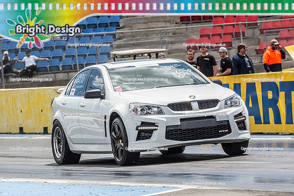 Melbourne Jamboree #2 @ Calder Park Raceway Drag Racing SAT 12 NOV 2016  (67554)   6536  BRETT McDONALD WHITE HSV GTS