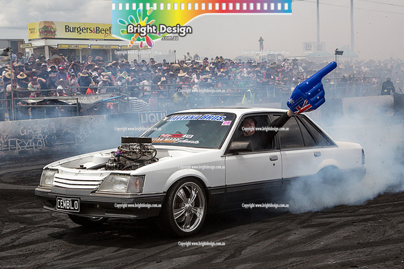 Summernats 28 Sunday 4 Jan 2015  BD  (7872)  CEMBLO BURNOUT