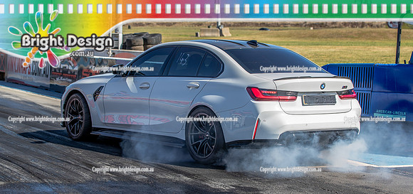 Fast Friday on Saturday @ Calder Park Drag Racing 12 October 2024 (171725) TBC WHITE BMW