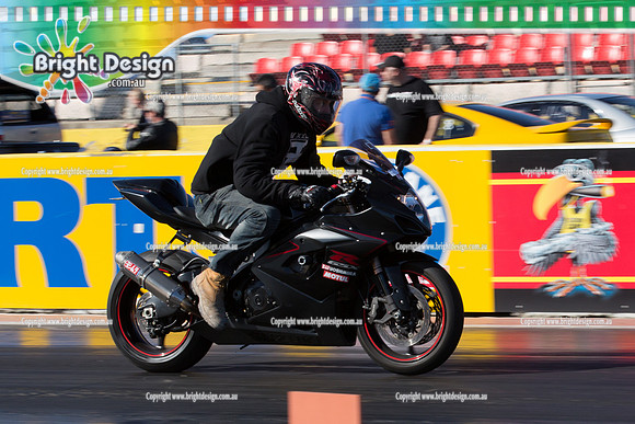 ANDRA Street Outlaws Drag Racing Quals Rnd 5 @ Calder Park 24 September 2014 (24848)  BIKE