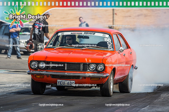 Street Machine Drag Challenge 3  SMDC3  BDMP2920  YEU62C  DYO 88  DANIEL BARBARY