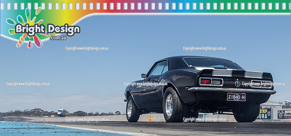 Street Machine Drag Challenge 3  SMDC3  BDMP3458  21840H  BLACK  ROB COLOMBANI
