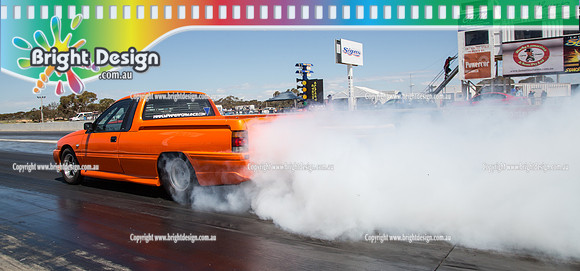 Street Machine Drag Challenge 3  SMDC3  BDMP3563-2  SWN689  JOSH OBRIEN ORANGE UTE