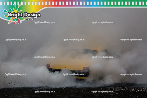 Summernats 28 Sunday 4 Jan 2015  BD  (8392)  TUFZED BURNOUT