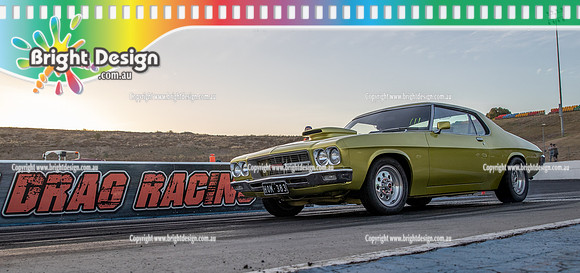 Fast Friday & Roll Racing @ Calder Park Drag Racing 28 February 2025 (178396) HQM383 JAMIE BROWN