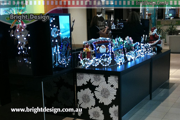 Home Decorations of Outdoor christmas display of Bright Design Trade Stand at Chadstone Shopping Centre Selling Christmas Decorations (1)