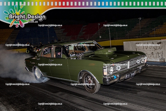 Fast Friday Street Meet Drag Racing @ Calder Park Raceway Drag Racing Firday 13 Nov 2015   (39490)  KYA844  5216 KENNY