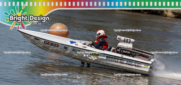 VDBC Victorian Drag Boat Club Wet'n'Wild RND 2 Nationals 26 Feb 2017 @ NWSC (12259) WHITE HEAT
